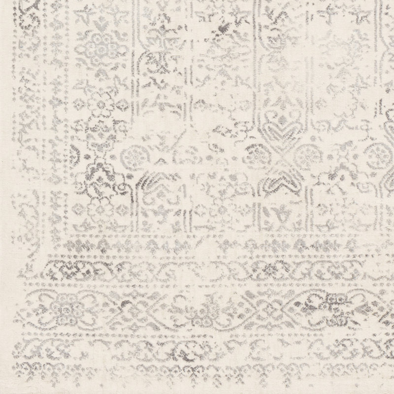 Laurel Foundry Modern Farmhouse DeSoto Oriental Cream/Gray Area Rug